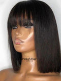 12A Peruvian Fringe Bob Wig